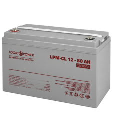 Акумуляторна батарея LogicPower LPM-GL 12V - 80 Ah
