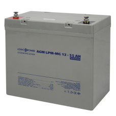 Акумуляторна батарея LogicPower LPM-MG 12V - 55 Ah