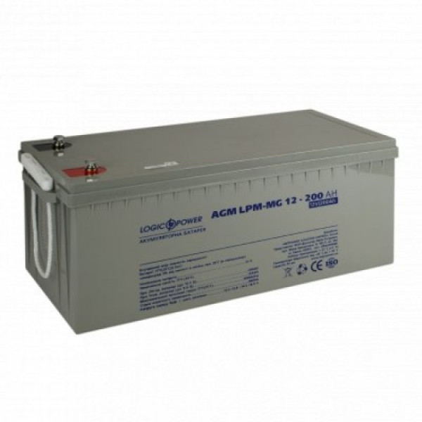 Акумуляторна батарея LogicPower LPM-MG 12V - 200 Ah Акумуляторна батарея LogicPower LPM-MG 12V - 200 Ah