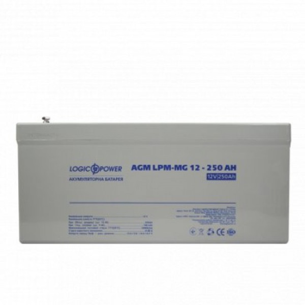 Акумуляторна батарея LogicPower LPM-MG 12V - 250 Ah Акумуляторна батарея LogicPower LPM-MG 12V - 250 Ah