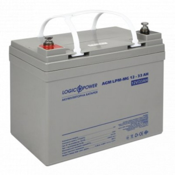 Акумулятора батарея LogicPower LPM-MG 12V - 33 Ah Акумулятора батарея LogicPower LPM-MG 12V - 33 Ah