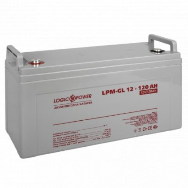 Акумуляторна батарея LogicPower LPM-GL 12V - 120 Ah Акумуляторна батарея LogicPower LPM-GL 12V - 120 Ah