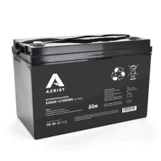 Акумуляторна батарея Azbist ASAGM-12V 100Ah 0M8
