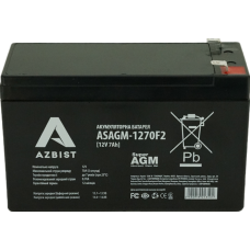 Акумуляторна батарея Azbist ASAGM-12V 7Ah 0F2